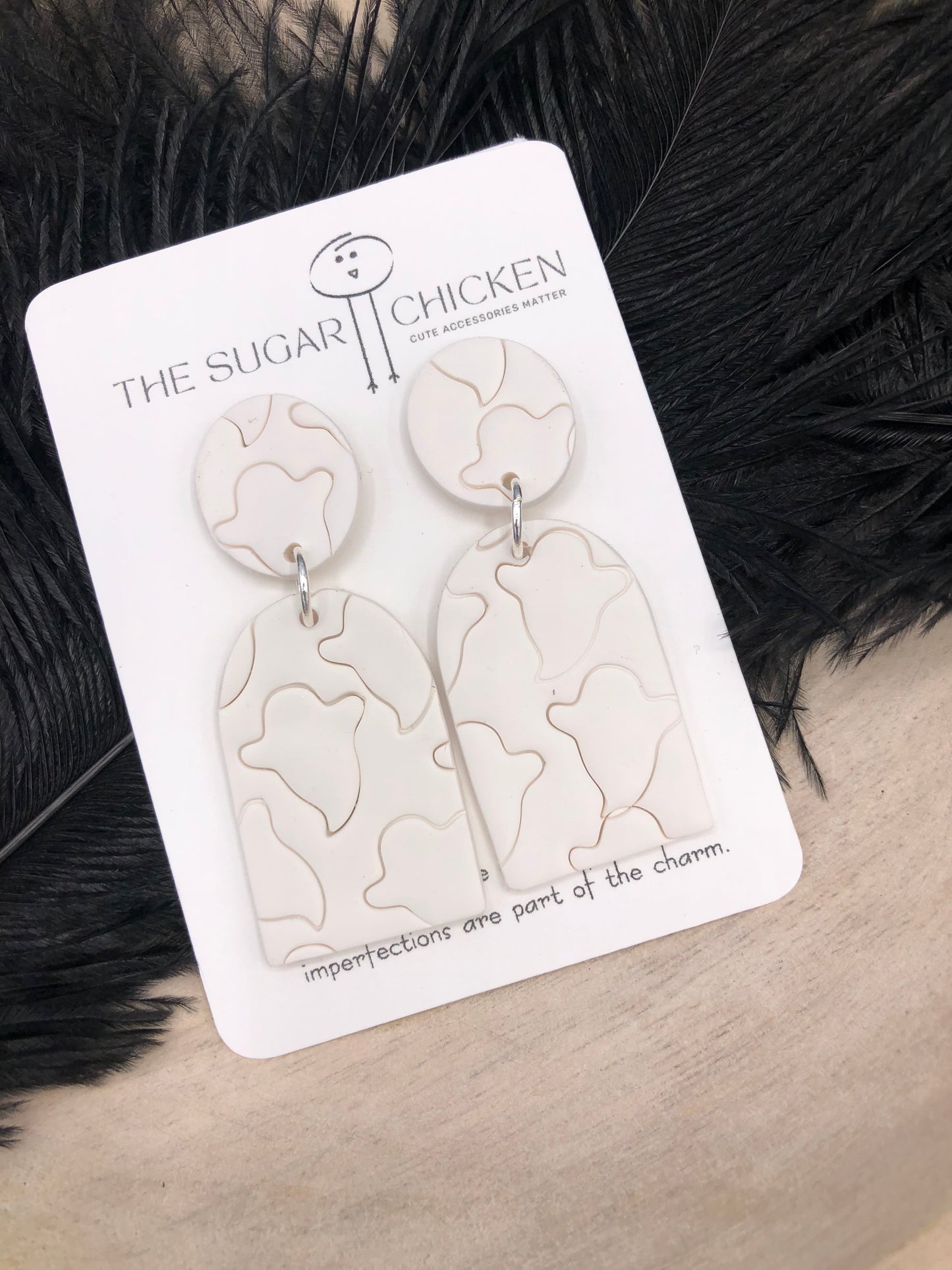 Gotham, Casper & Pumpkin Hollow Dangle Earrings